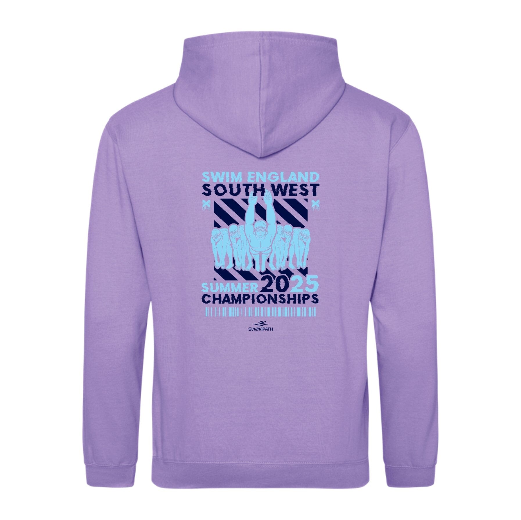 Swim England South West Summer Championships 2025 Hoodie - Digital Lavender Color | Comfortable Athletic Pullover for Swimming Competitions & Casual Wear