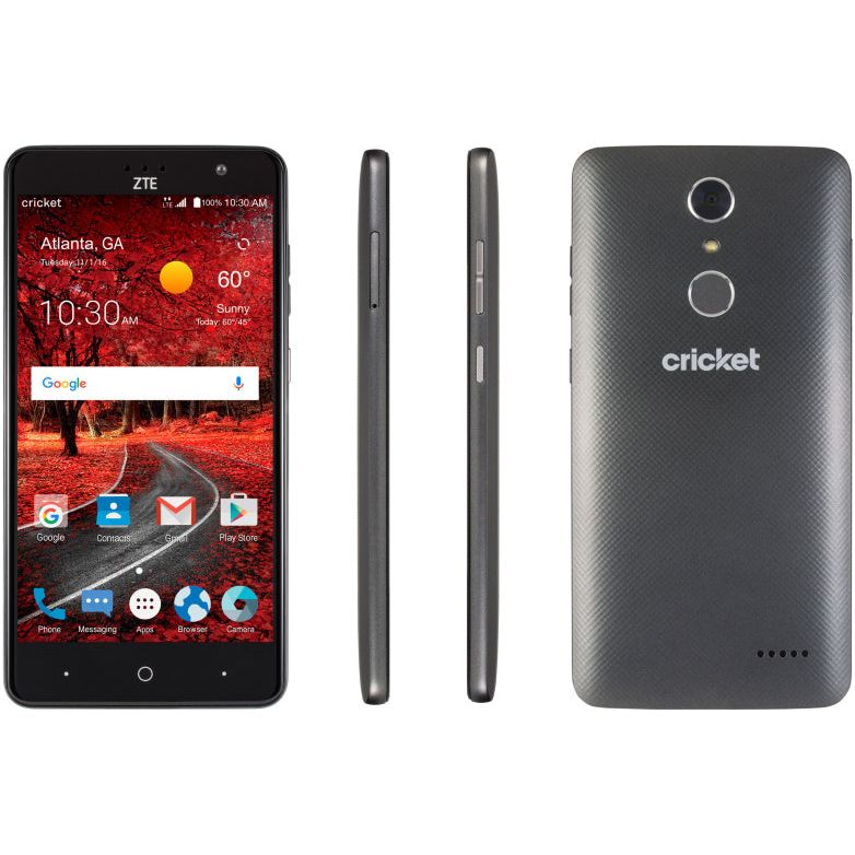 ZTE Grand X 4 Cricket Prepaid Smartphone - 5.5