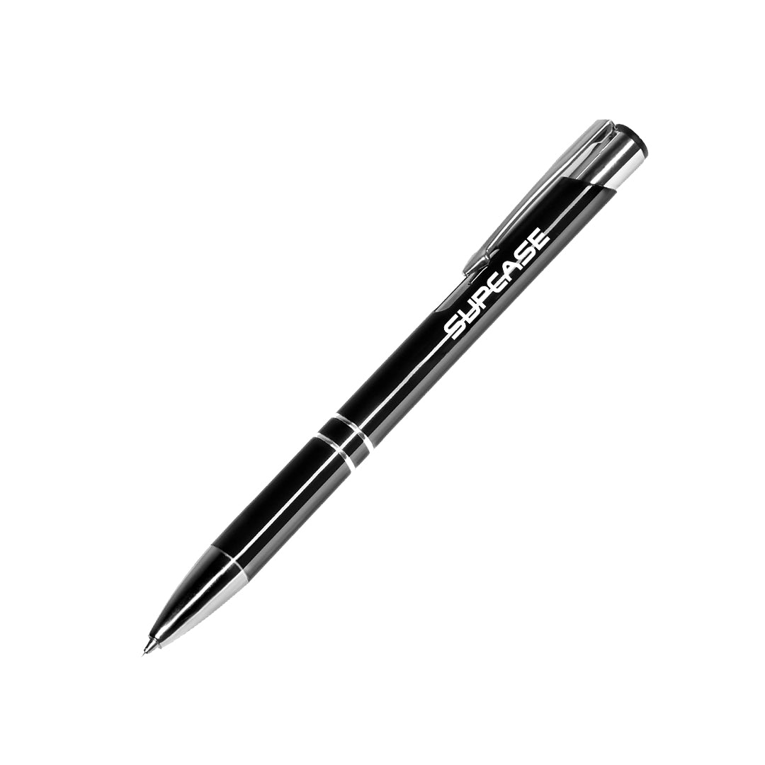 Official Limited Edition SUPCASE Ballpoint Pen - Premium Black Ink Pen for Writing, Note Taking & Gifts - Ideal for Office, School & Business Professionals