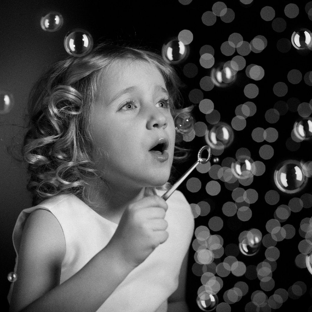 Premium Sterling Silver Bubble Blower - Elegant Party Favor for Weddings, Baby Showers & Cocktail Events - Unique Gift for All Ages