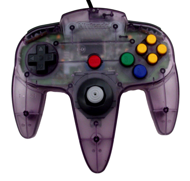 Original Nintendo 64 Controller - Atomic Purple Edition | Authentic N64 Gamepad for Retro Gaming | Perfect for Classic N64 Consoles & Switch Online Expansion Pack