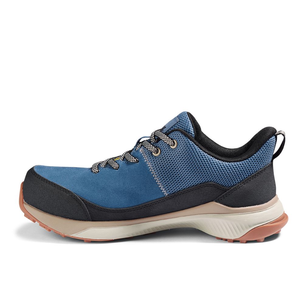 Kodiak Quicktrail Leather Women's Composite Toe Work Safety Athletic Shoes 835BIN - Indigo Blue - Slip Resistant & Comfortable for Construction, Warehouse & Outdoor Work
