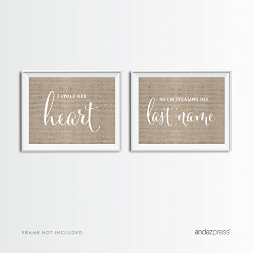 2 Pack Stole Heart Last Name
