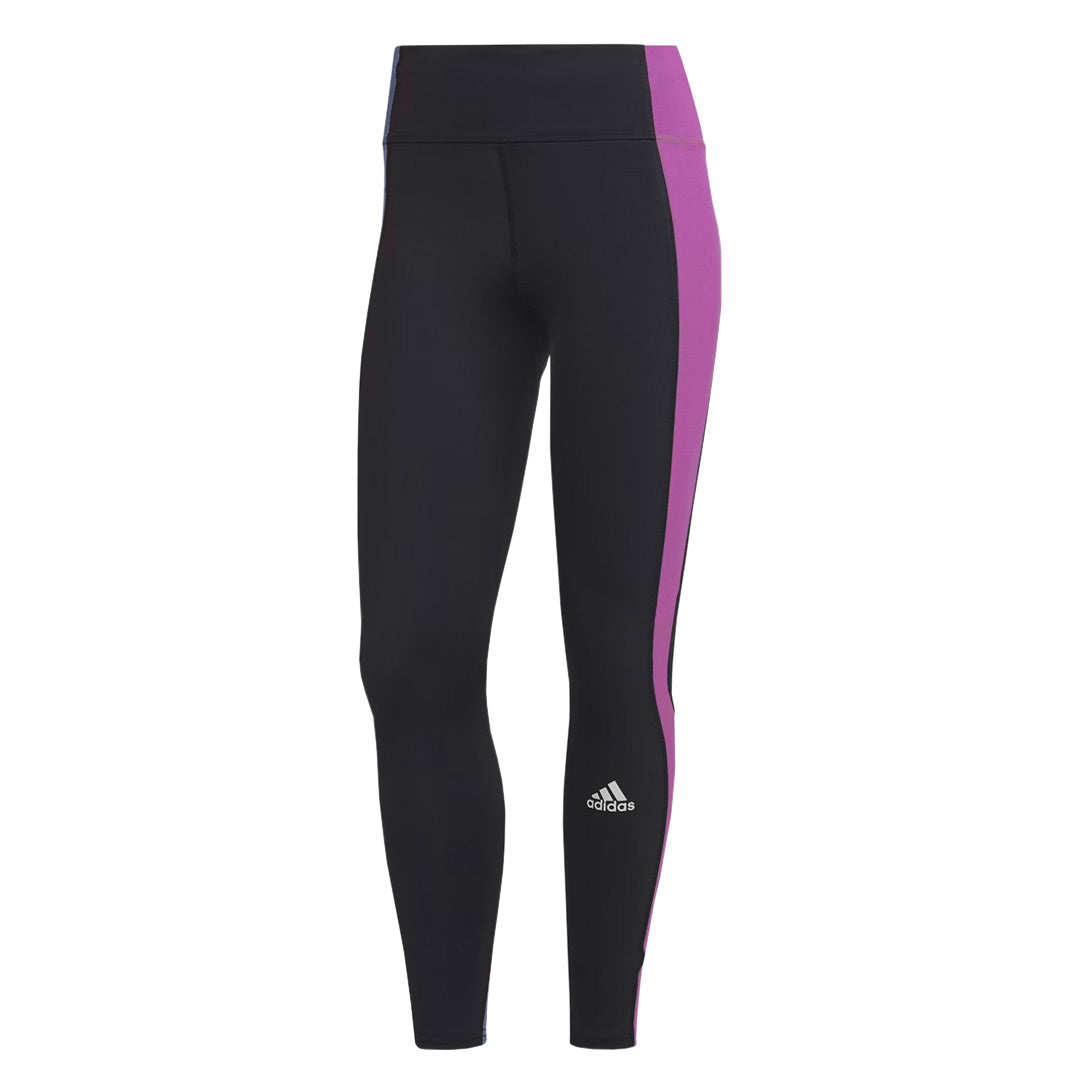 adidas Women's Own The Run Colorblock 7/8 Leggings - High Waist Workout Tights for Running, Yoga & Gym (HK9011) - Perfect for Athleisure & Active Lifestyle