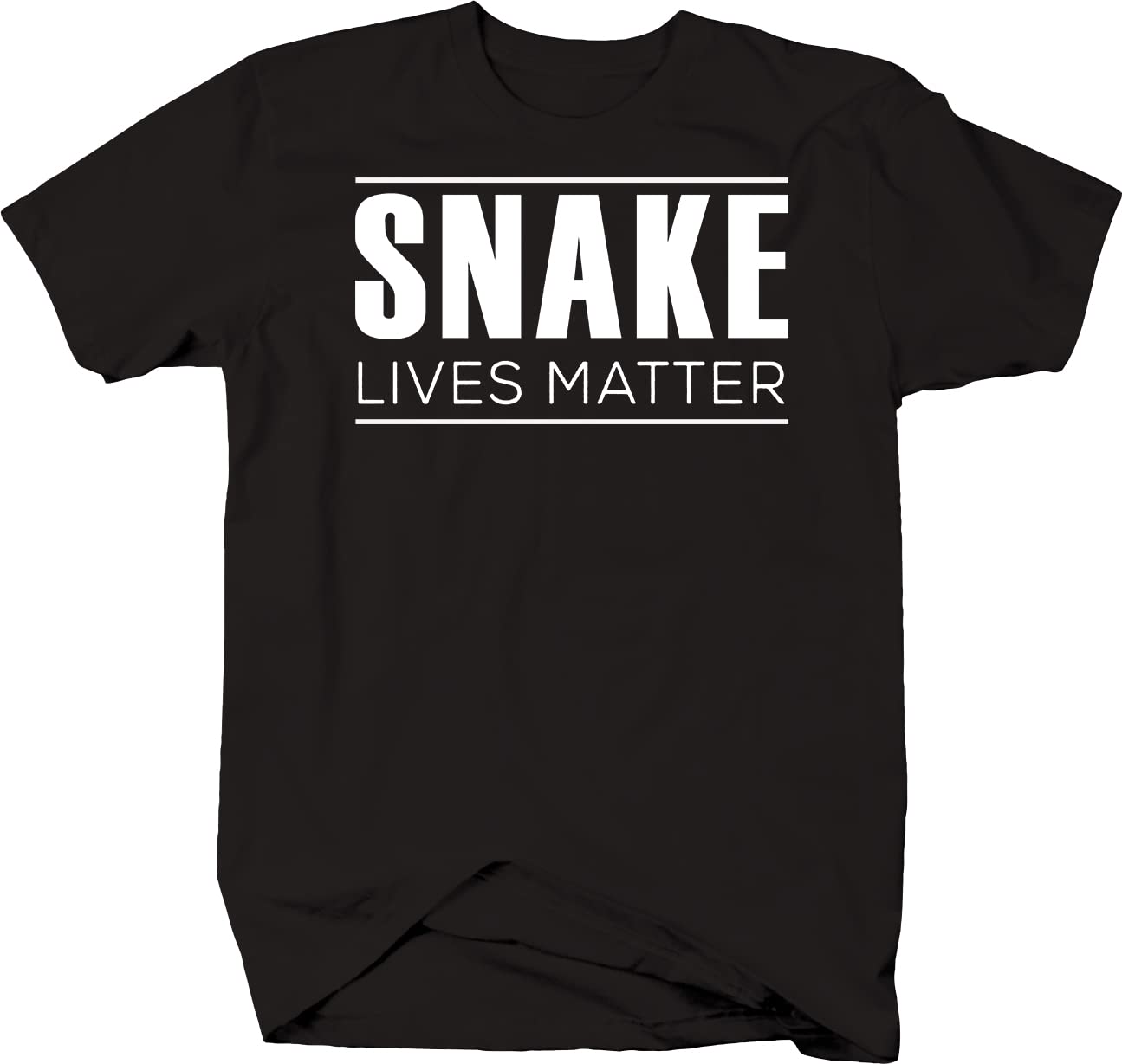 Snake Lives Matter Reptile Lover No Discrimination T-Shirt for Men - Black | Funny Animal Rights Tee for Reptile Enthusiasts & Conservation Supporters