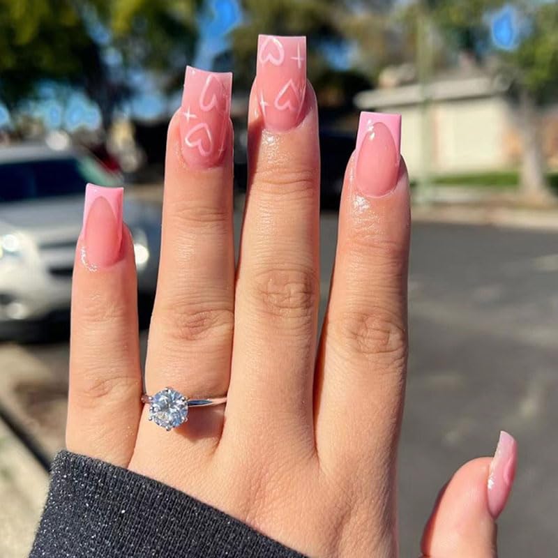 French Pink with Simple Heart A01