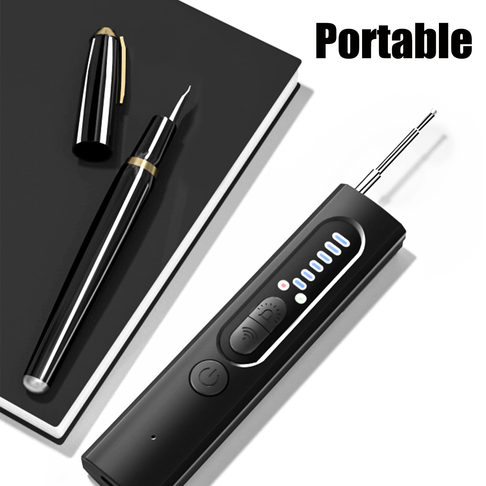 Upgraded Hypefinity Hidden Camera Detector - Portable Wireless RF Signal & Lens Finder for Home Security, Office Privacy & Travel Safety | Anti-Spy Device for Hotels, Airbnb, Bathrooms & Changing Rooms