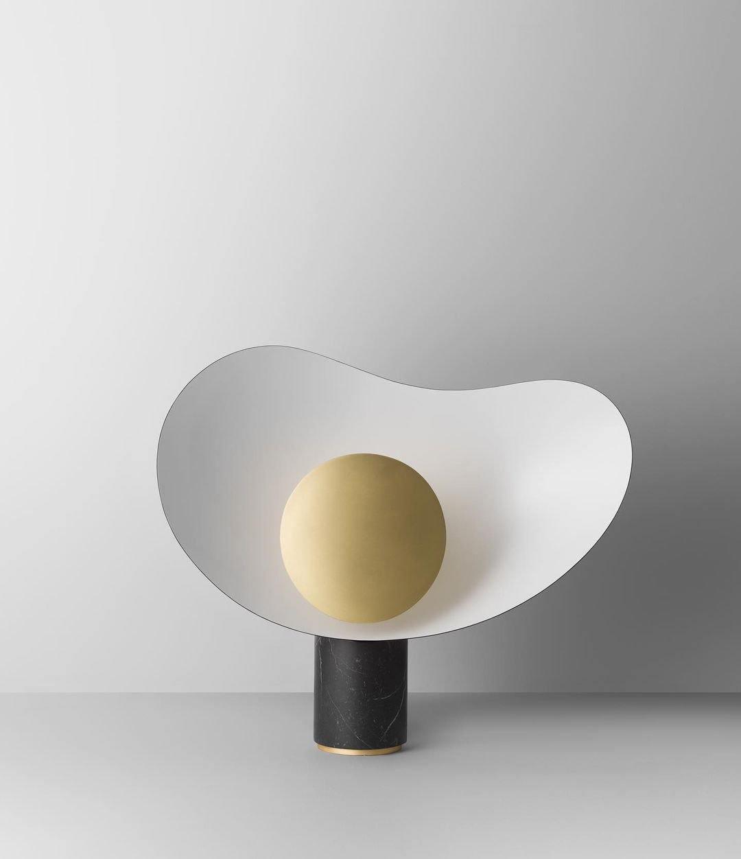 Earth to Sky Table Lamp - Modern LED Nightstand Lamp with Adjustable Brightness for Bedroom, Living Room & Office - Perfect for Reading, Relaxing & Decor