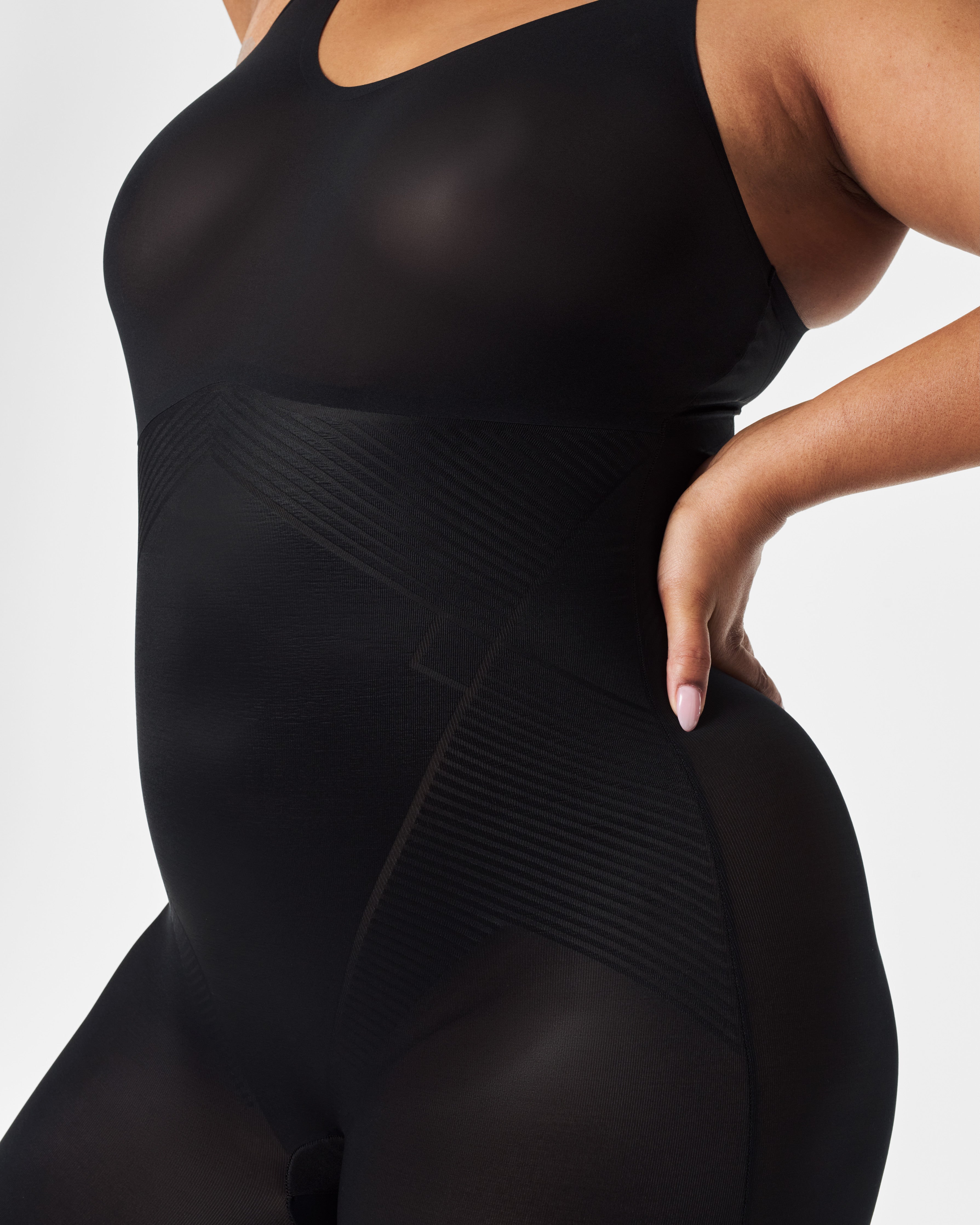 SPANX Shapewear Invisible Mid Thigh Bodysuit for Women - Seamless Slimming Shapewear for Everyday Wear & Special Occasions
