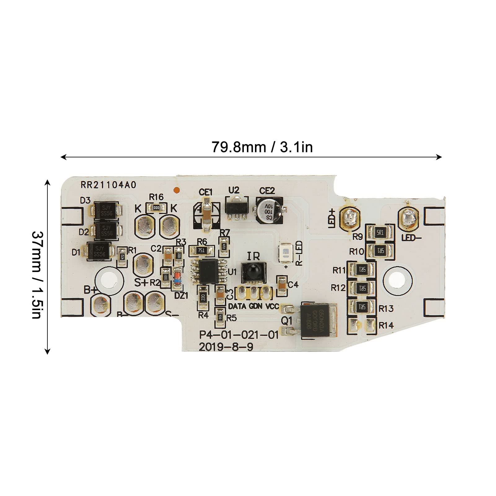 4PCS Solar Charge Controller Module - Compact & Stable DIY Solar Light Controller for Street Lights, Garden Lights, and Outdoor Lighting Projects