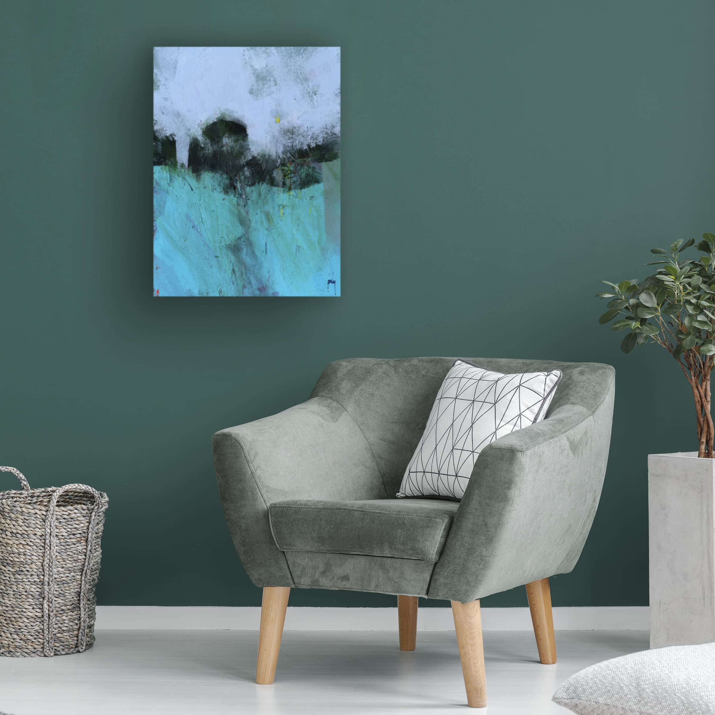 Paul Bailey 'Emerge' Canvas Wall Art Print - Modern Abstract Painting for Living Room, Bedroom & Office Decor | Trademark Fine Art Collection