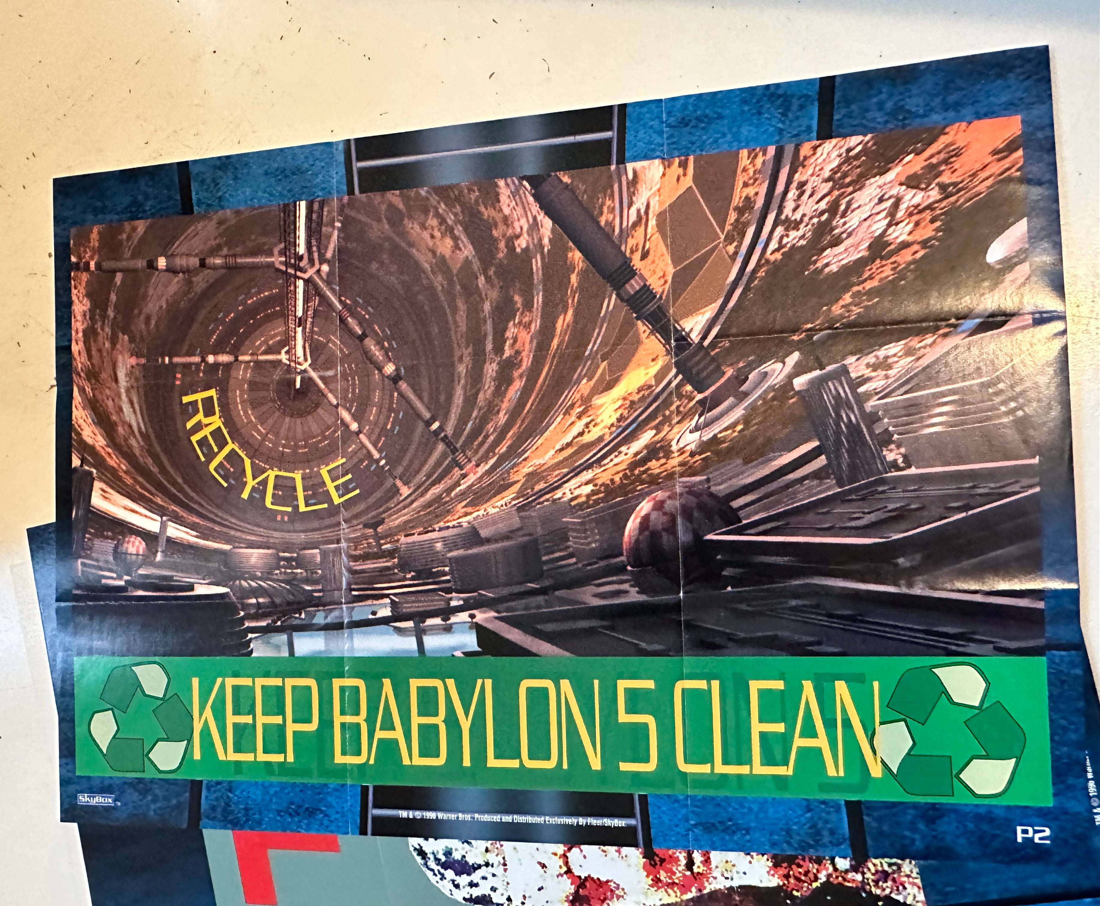 Babylon 5 Rare 10 Mini Posters Chase Insert Set 1996 - Collectible Sci-Fi Memorabilia for Fans & Home Decor