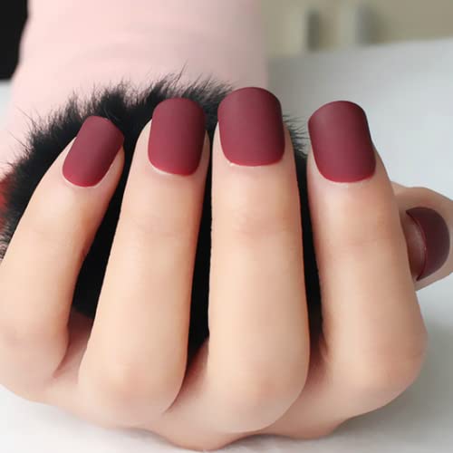 Khiansh Taders 24PCS Reusable Stick On Nails - Long Lasting Fake Nails with Natural Look | Perfect for Parties, Weddings & Daily Wear | False Nails for Women & Girls