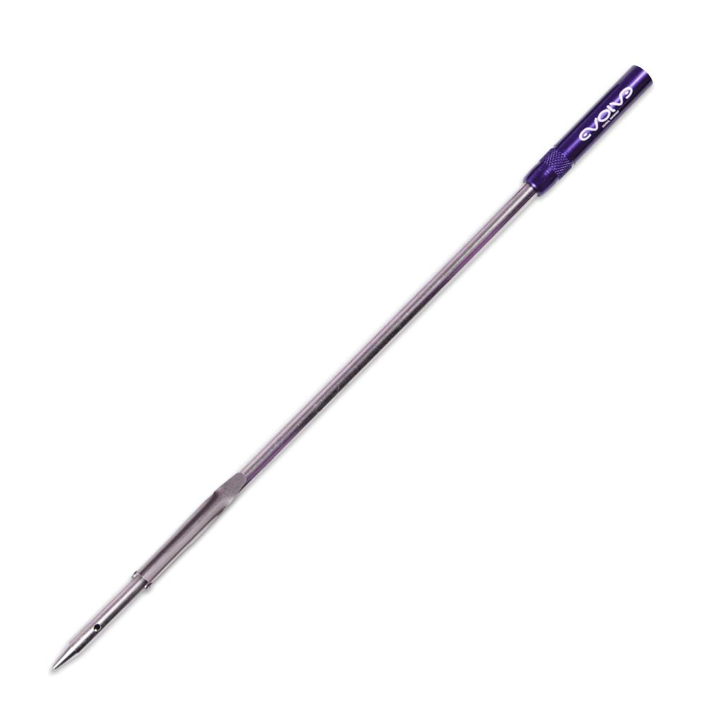 Evolve Aftershock Anodized Aluminum Travel Pole Spear with Impact Hammer System - Professional Spearfishing Gear for Free Diving & Scuba Diving | Perfect for Underwater Hunting & Ocean Adventures