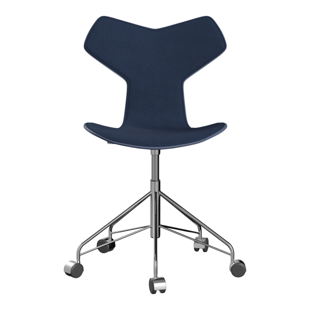 Premium Grand Prix Swivel Chair 3131 - Modern Lacquered Finish & Front Upholstered Design - Ergonomic Office Chair for Home & Workspace - Perfect for Gaming, Studying & Professional Environments