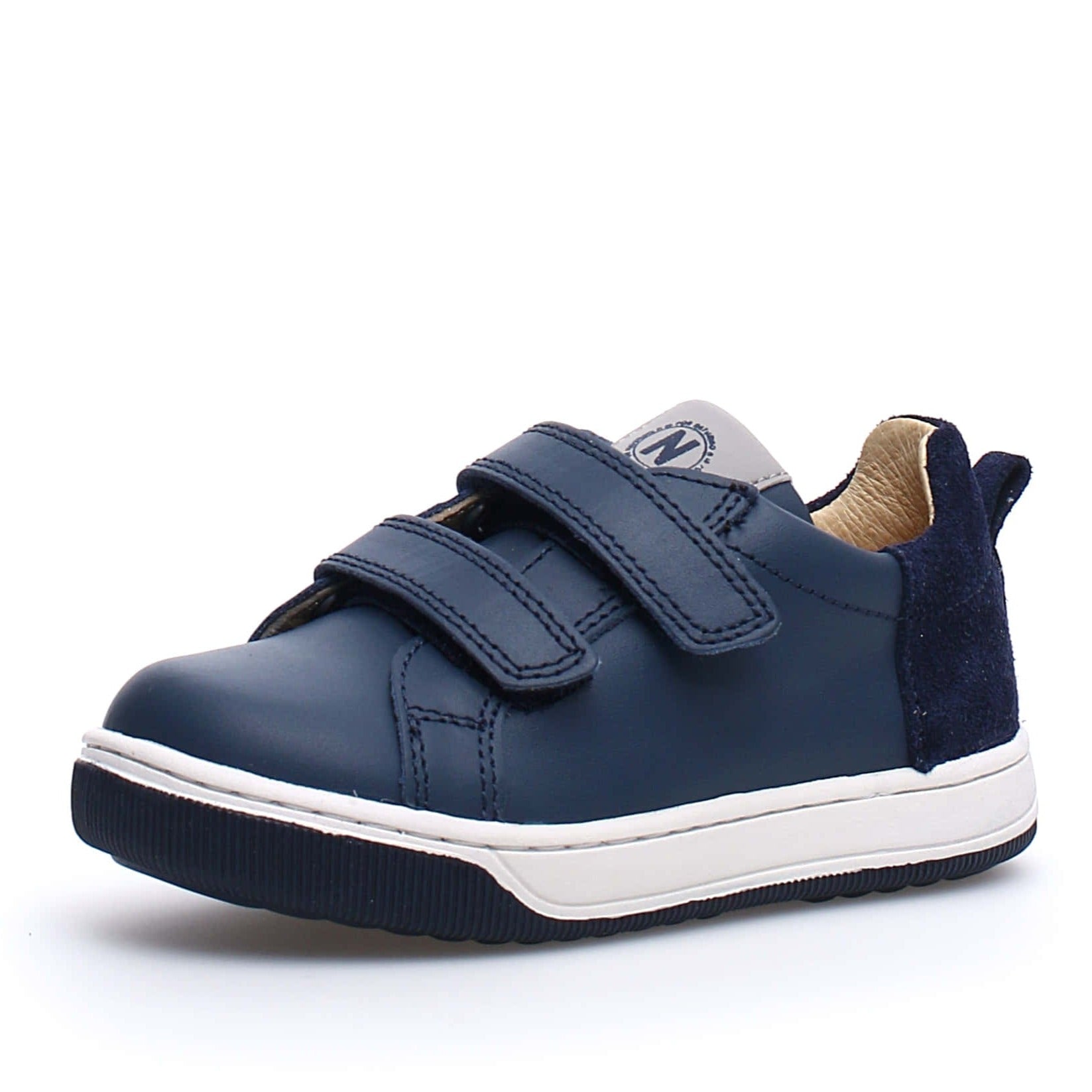 Naturino Boys Caleb Sneakers - Comfortable Navy Blue Kids Shoes for School, Play & Everyday Wear