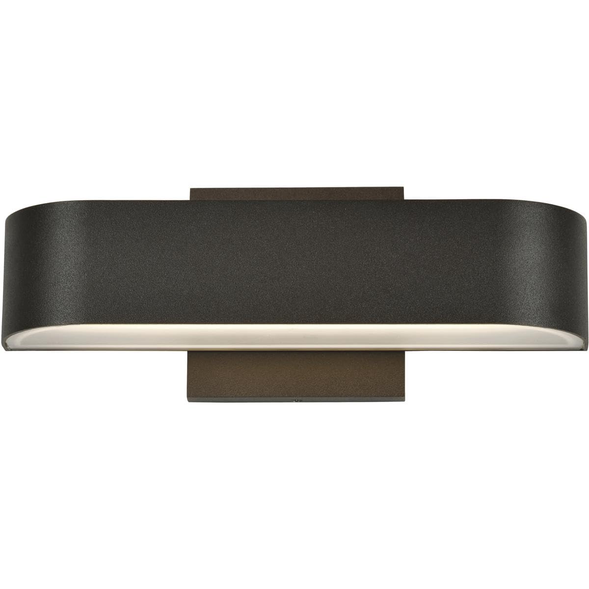 Montreal LED Outdoor Wall Light with Bronze Finish & Frosted Glass Shade - Weatherproof Exterior Sconce for Porch, Patio, Garden, and Entryway Lighting