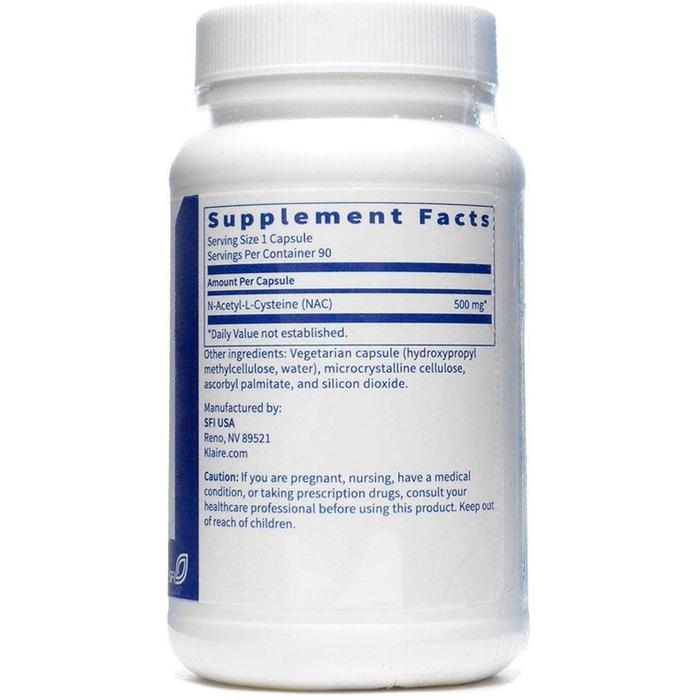 N-Acetyl L-Cysteine (NAC) Supplement - Antioxidant & Immune Support for Detox, Respiratory Health & Liver Function | Vegan, Non-GMO | Ideal for Daily Wellness & Recovery