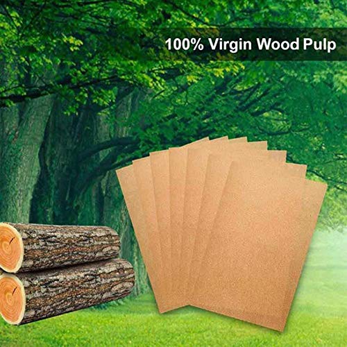 VALINK 100 Pcs Unbleached Parchment Paper Sheets - Precut Non-Stick Baking Paper for Cookies, Oven, Microwave & Grill - High Temperature Resistant Baking Mat - Perfect for Baking, Roasting & Food Prep