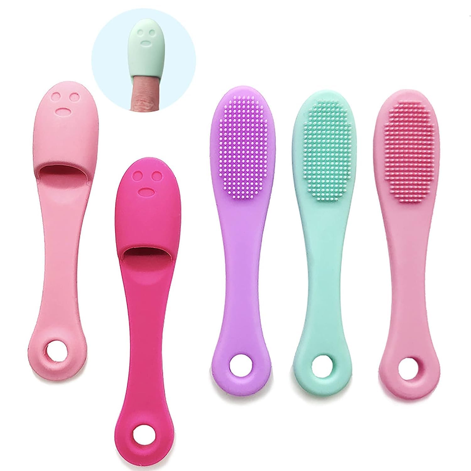 VIETNAM Soft Silicone Facial Cleansing Brush - Gentle Exfoliating Face Scrubber for Blackhead Removal & Deep Cleaning, 2-Pack - Perfect for Daily Skincare Routine & Travel