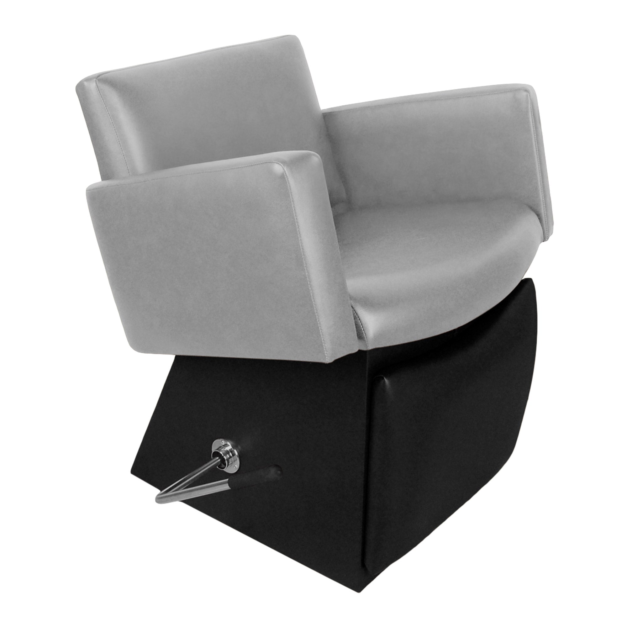 Cigno Adjustable Lever Control Shampoo Chair with Padded Legrest - Salon & Barber Styling Station for Hair Washing & Beauty Treatments