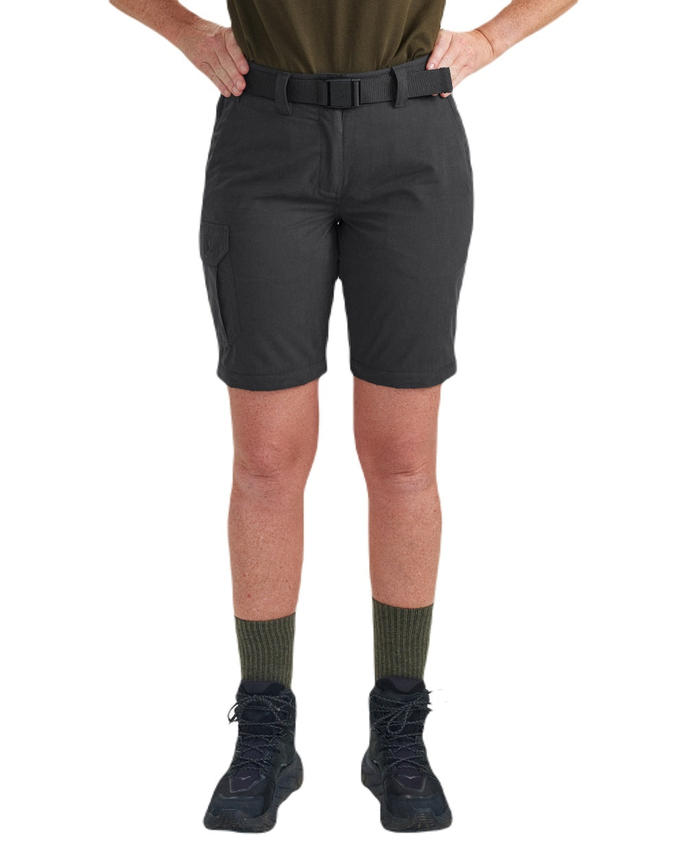 Deerhunter Women's Zip-Off Convertible Hiking Pants - Quick-Dry Outdoor Adventure Trousers for Camping & Travel