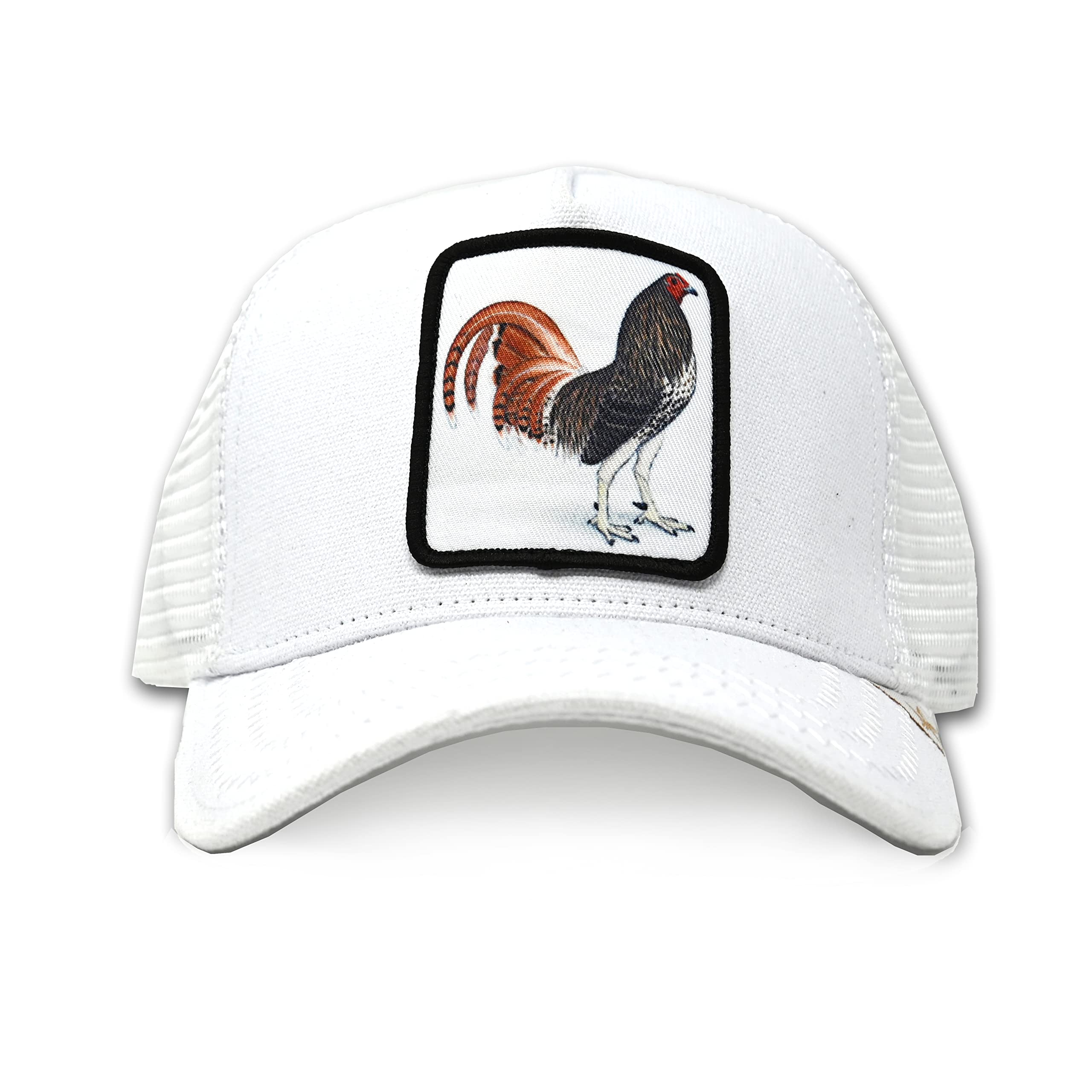 Stylish Rooster Trucker Hat for Men & Women - Adjustable Snapback Cap for Outdoor Activities, Sports, and Casual Wear