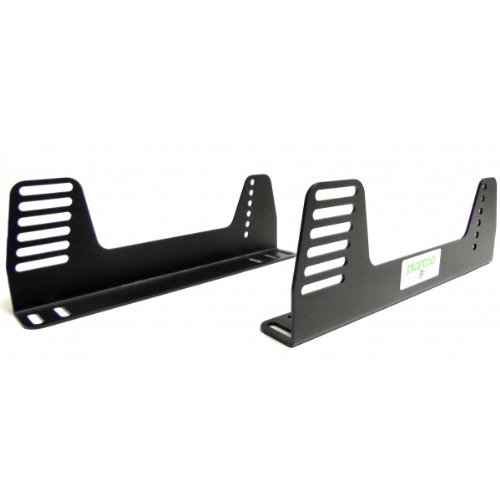 PS90SM-B Black Steel Universal Seat Side Mount Bracket - Heavy Duty for Car, Truck, SUV & Off-Road Vehicles - Perfect for Racing Seats & Aftermarket Installations