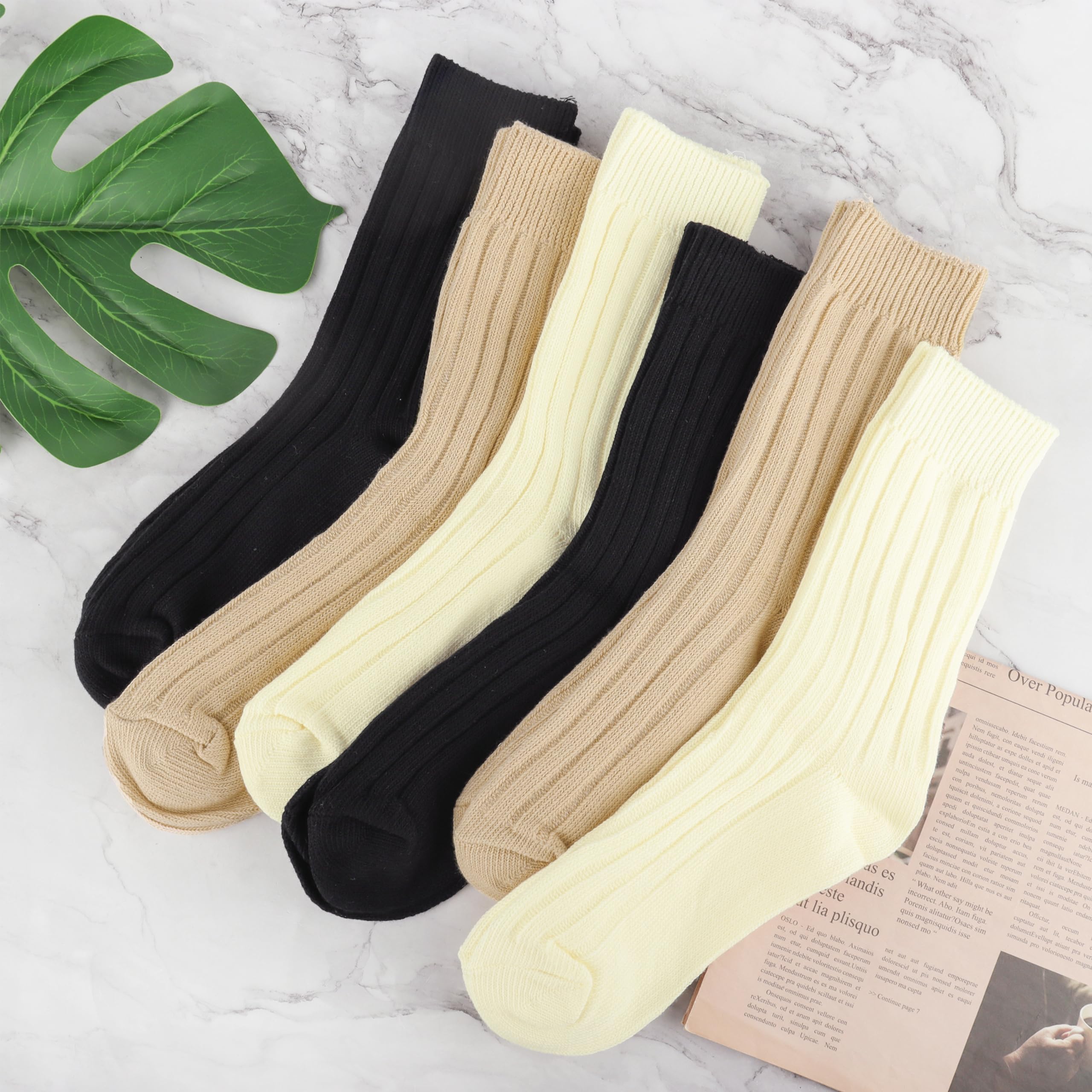 Belloxis Alpaca Wool Socks - Women's Thermal Winter Warm for Hiking & Home
