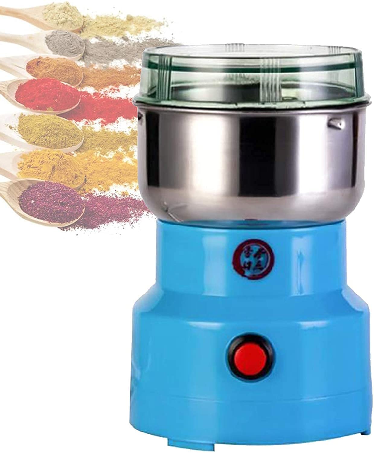 QHYXT Electric Coffee Grinder & Grain Mill - High-Speed Multifunction Kitchen Appliance for Coffee Beans, Spices, Herbs, Cereals & Pet Food - Perfect for Home Brewing, Baking & Cooking