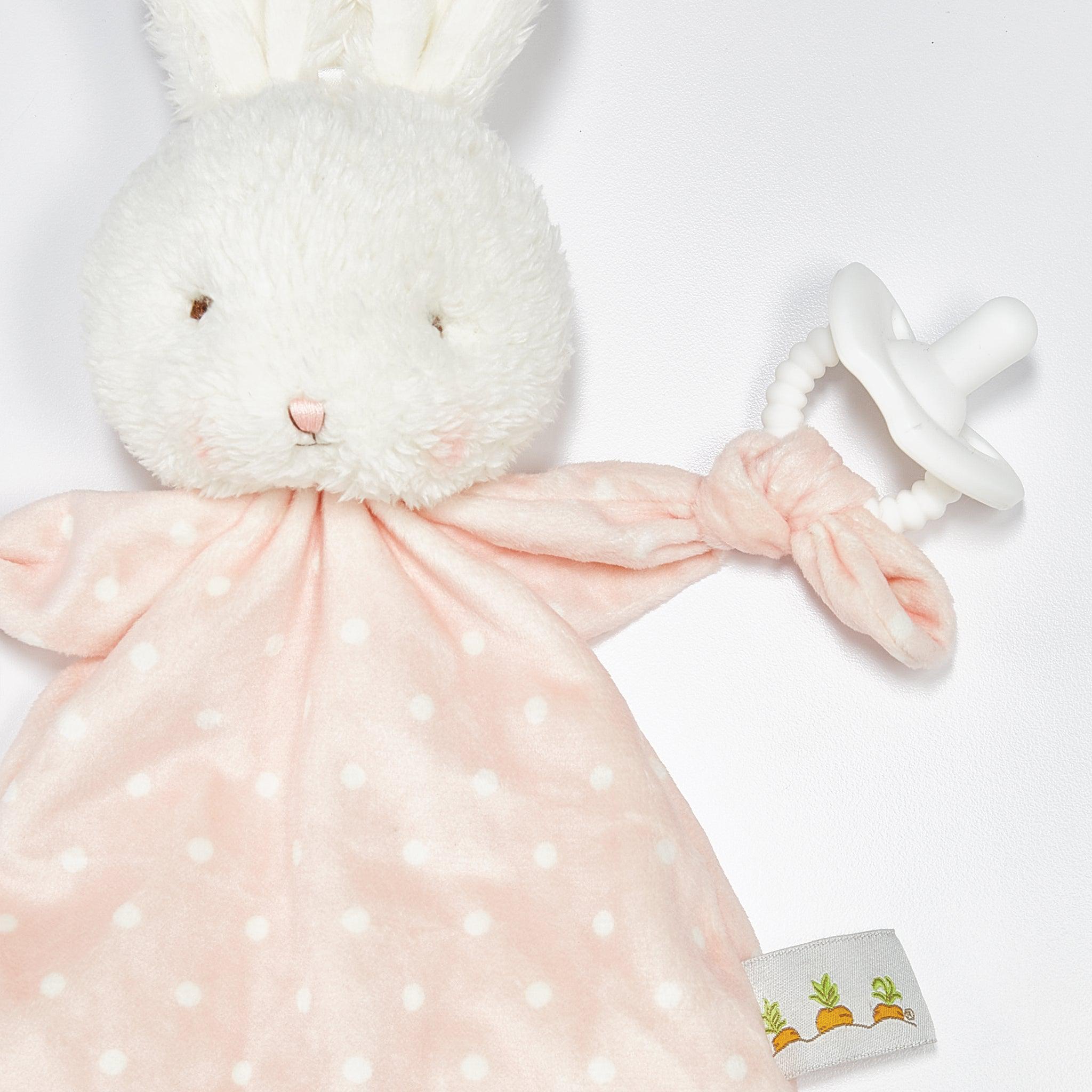 Blossom Bunny Plush Toy - Soft Stuffed Animal for Kids, Cute Knotted Bunny Friend - Perfect for Cuddling, Gifts, and Nursery Decor