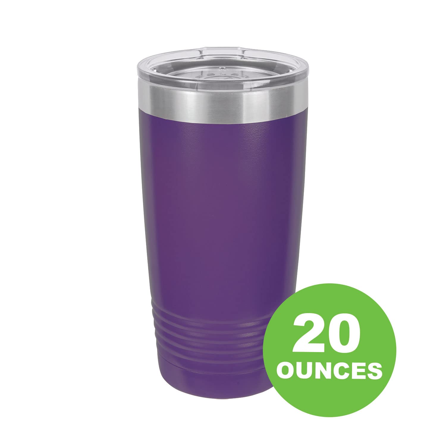 Personalized Stethoscope Nurse Insulated Tumbler - 20oz Custom Text Travel Coffee Mug (Purple) | Great for Medical Professionals, Students & Healthcare Workers - Perfect Gift for Nurses, Doctors & Medical Graduates