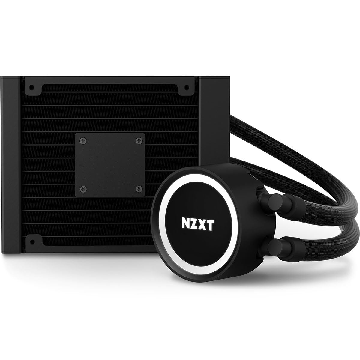 NZXT Kraken 120 RGB AIO Liquid CPU Cooler - 120mm Radiator with Aer P Fans - Quiet & Efficient Cooling for Gaming PC - Black | Perfect for Gaming Rigs & High-Performance Computers