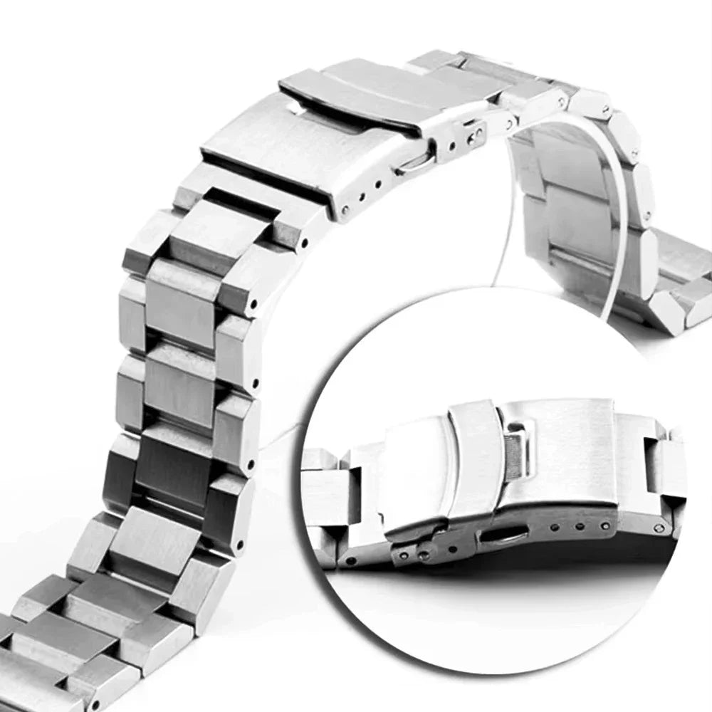 Premium Metal Bracelet for Samsung Galaxy Watch Ultra - Stainless Steel Band with Adjustable Clasp - Perfect for Workouts, Business & Everyday Wear