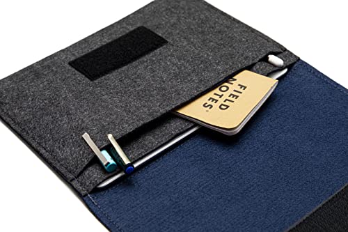 Handmade Felt iPad Case with Magic Keyboard Cover & Apple Pencil Pocket - Compatible with iPad Air 5th Gen, iPad Pro 11