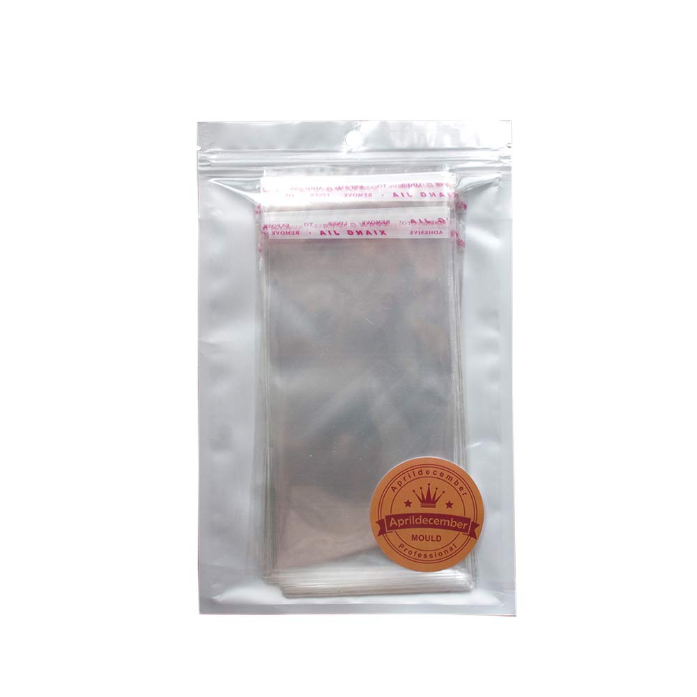 200 PCS Transparent Cake Money Box Bags - Food Safe Self-Sealing Adhesive Bags for Cash, Party Favors, Wedding Gifts & Baking Storage