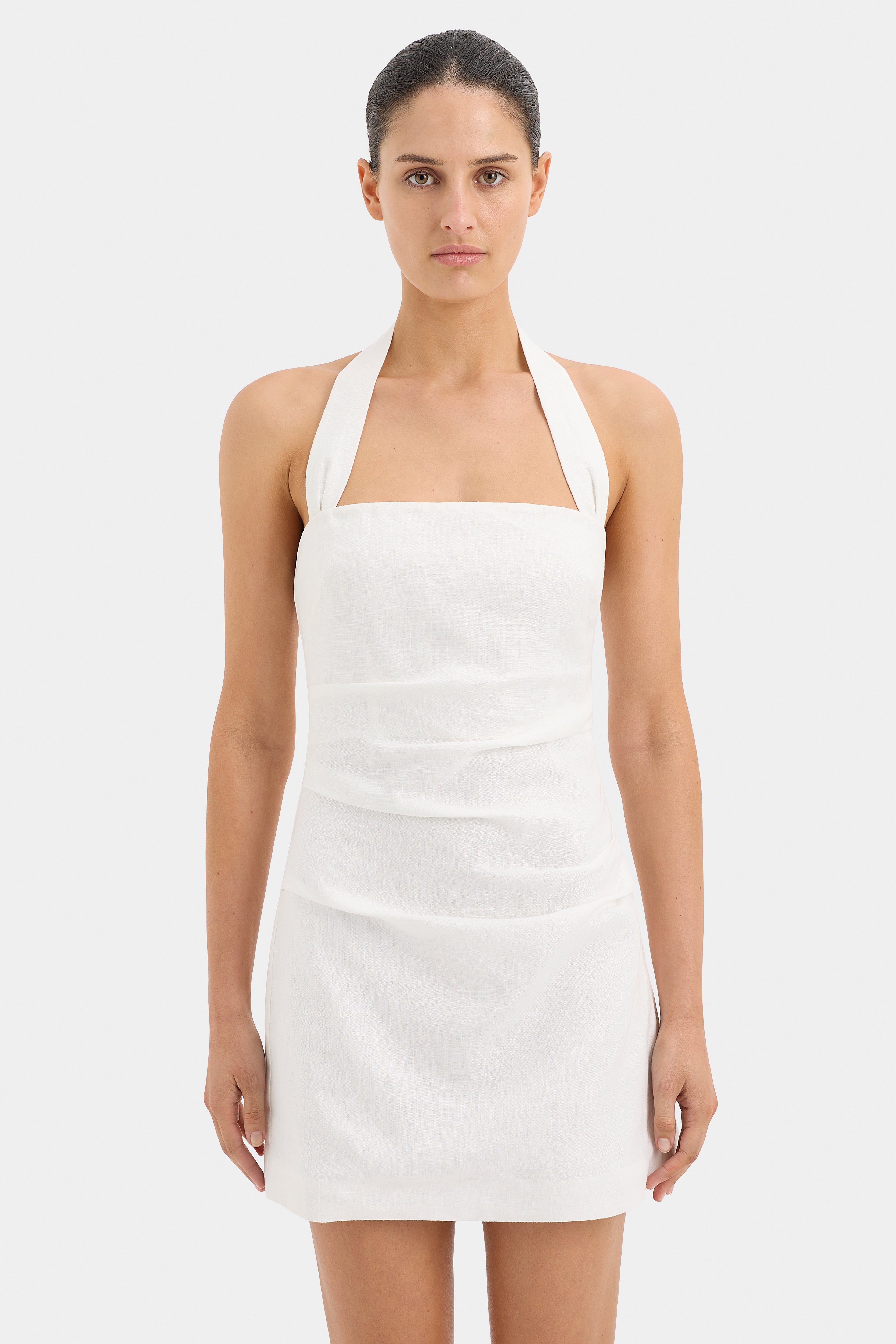 Noemi Halter Mini Dress - Sexy Summer Sleeveless Party Dress for Women | Perfect for Beach, Club, and Date Night Outfits