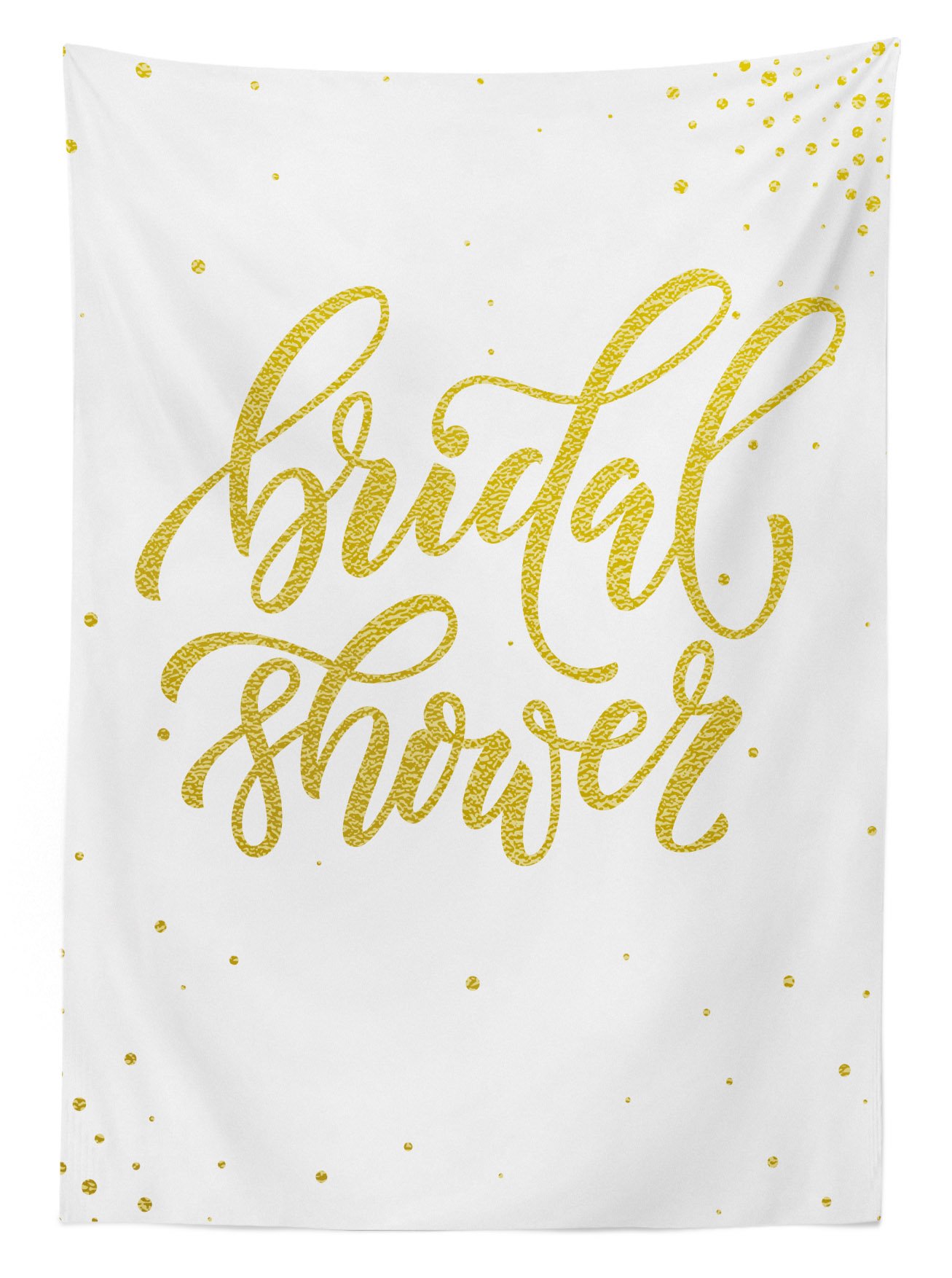 Ambesonne Washable Bridal Shower Tablecloth - 58