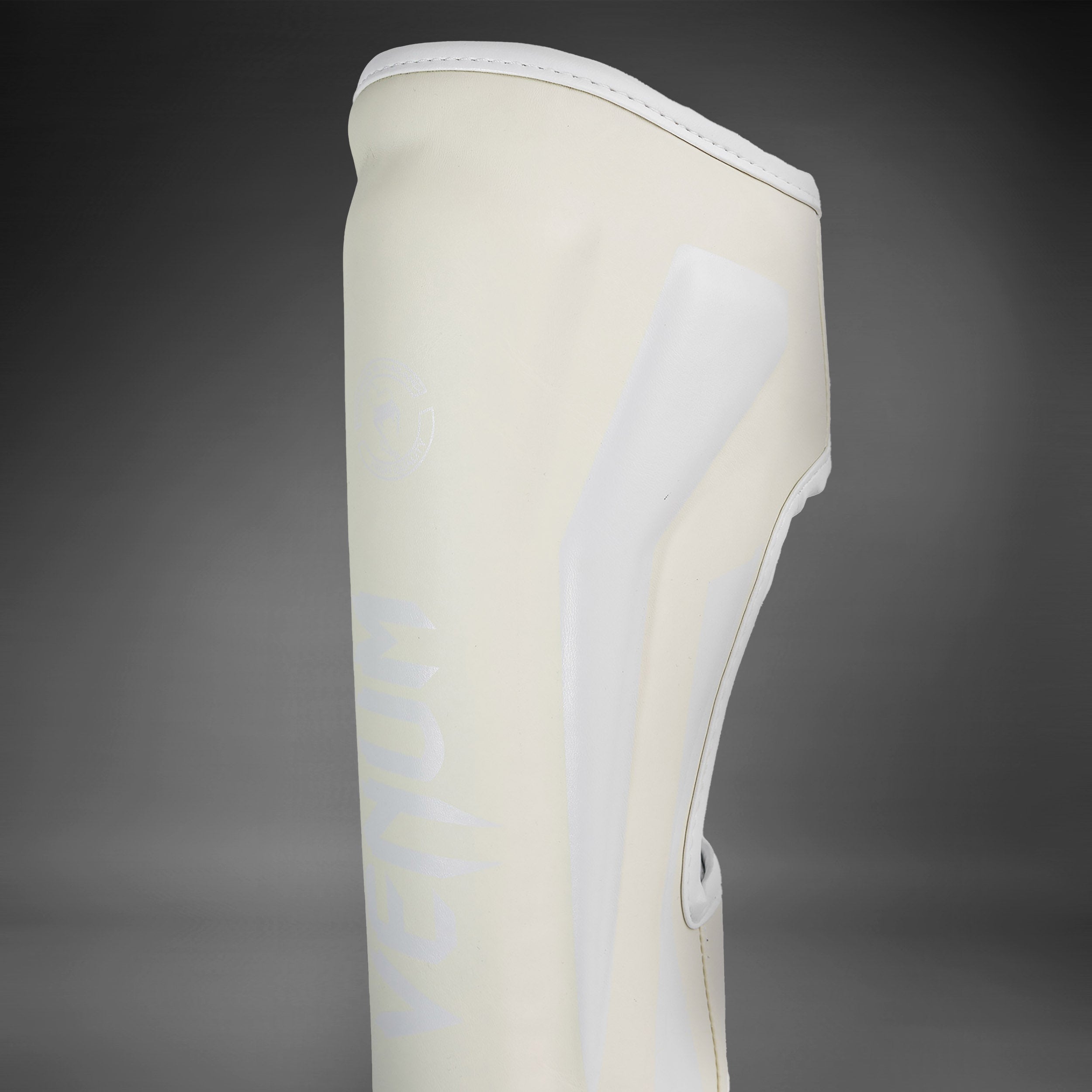 Venum Elite MMA Stand Up Shinguards - White - Premium Kickboxing & Muay Thai Protective Gear for Training & Sparring