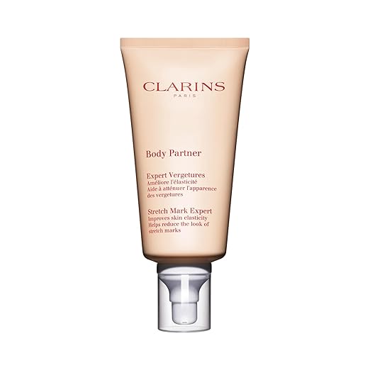 Clarins Body Partner Stretch Mark Expert Cream - 175ml for Pregnancy & Postpartum Skin Care - Reduce Stretch Marks & Improve Skin Elasticity