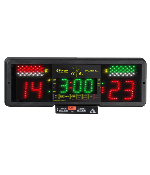 Favero FULL ARM 05/W Electronic Scoring Box - Professional Fencing Equipment for Tournaments & Training | Perfect for Foil, Epee, and Saber Fencing