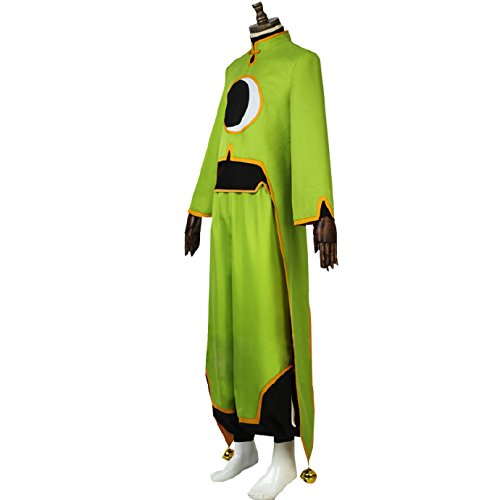 Anime Li Syaoran Cosplay Costume for Men - Green Battle Suit Uniform Outfit | Perfect for Halloween, Comic Con & Cosplay Events