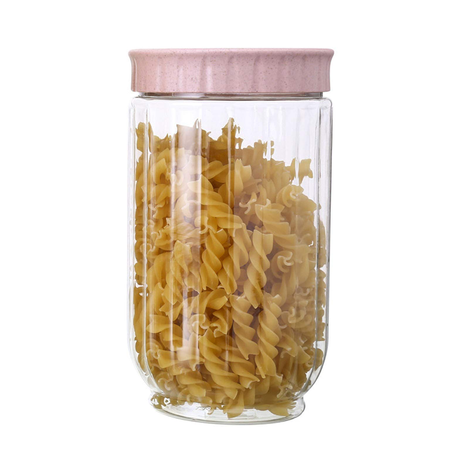 Plastic Food Storage Containers with Lids - Transparent Airtight Kitchen Jars for Grains, Snacks, Dry Goods | Pantry Organization & Home Storage Solutions | Perfect for Meal Prep, Bulk Food Storage, and Kitchen Organization