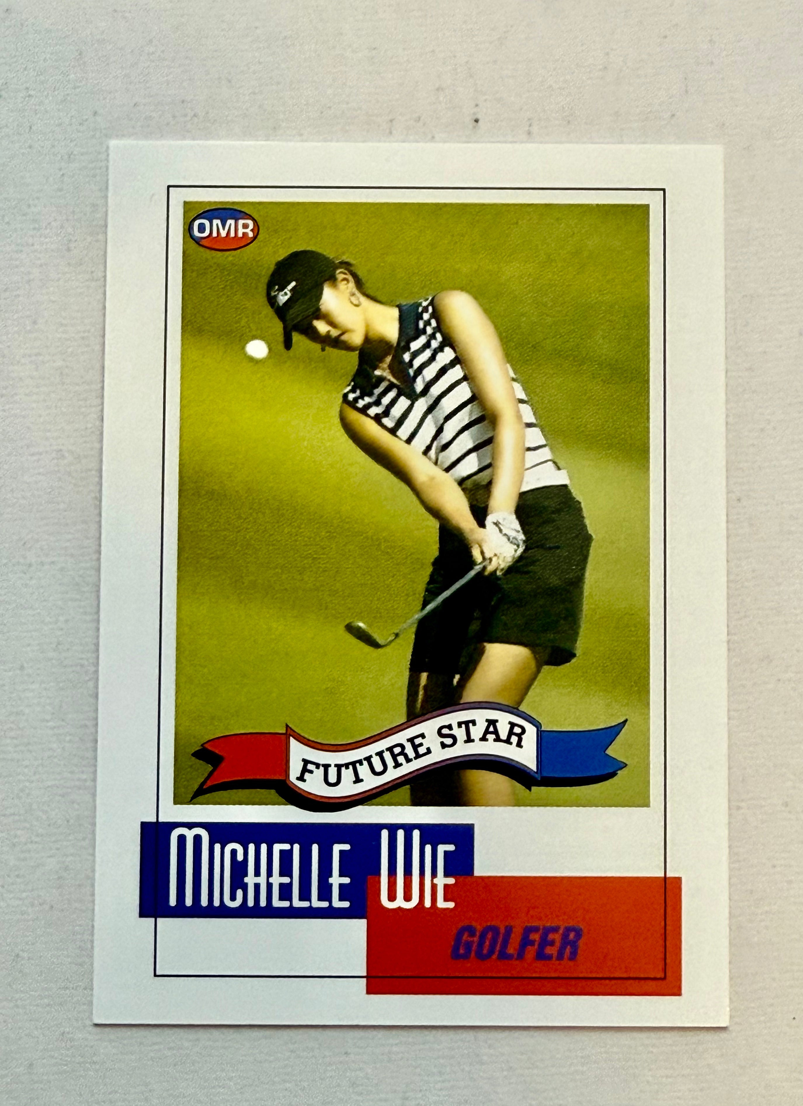Michelle Wie Rookie Golf Card - High Grade Condition - Perfect for Collectors, Sports Memorabilia & Golf Enthusiasts