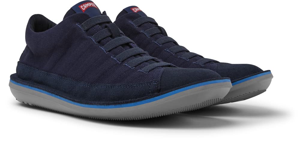 Men's Camper Beetle Basket Bootie Casual Shoes - Ultra-Comfortable Leather & Textile Sneakers with Breathable Lining, Lightweight EVA Outsoles - Perfect for Walking, Travel & Everyday Wear
