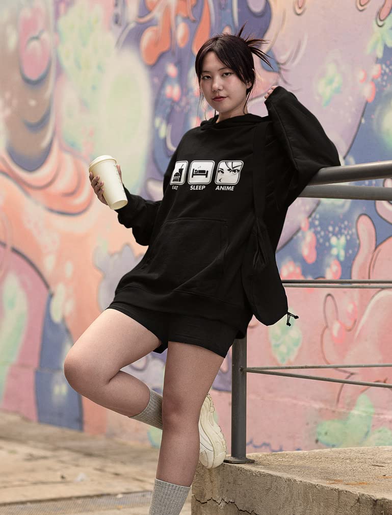 Tstars Anime Hoodies for Men & Women - Japanese Manga Graphic Pullover Sweatshirt | Unisex Casual Wear for Anime Fans, Gaming, Cosplay & Street Fashion