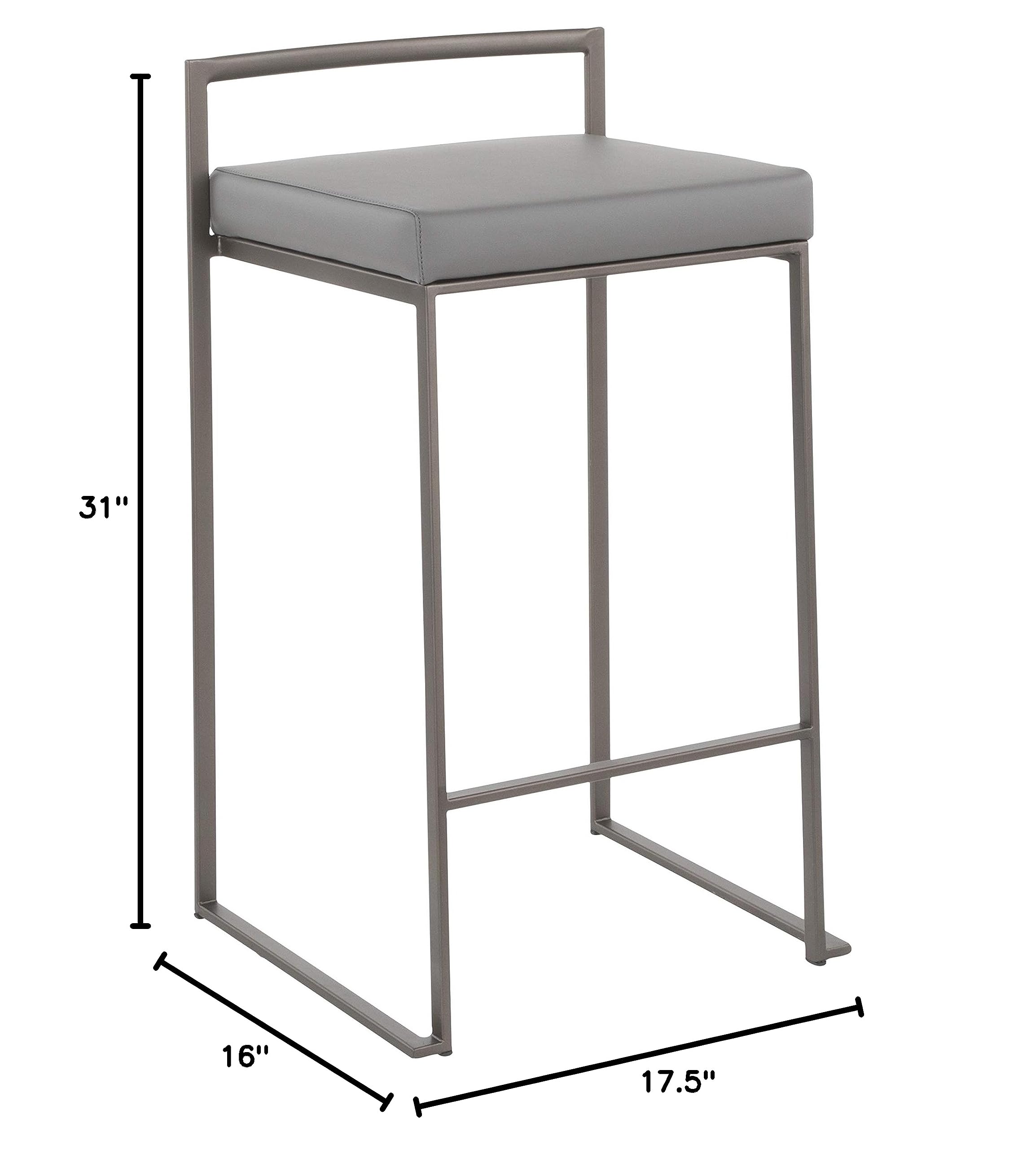 Antique Metal Counter Stools Set of 2 - 24