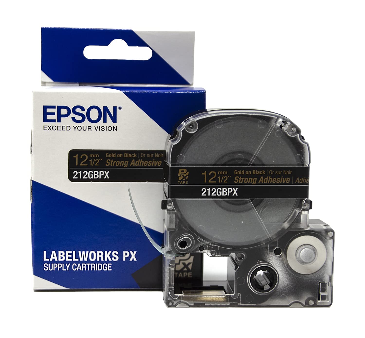 LABELWORKS Holiday PET (Polyester) Tape Cartridges Labeling Bundle - Festive Colored Label Maker Tapes - 1/2