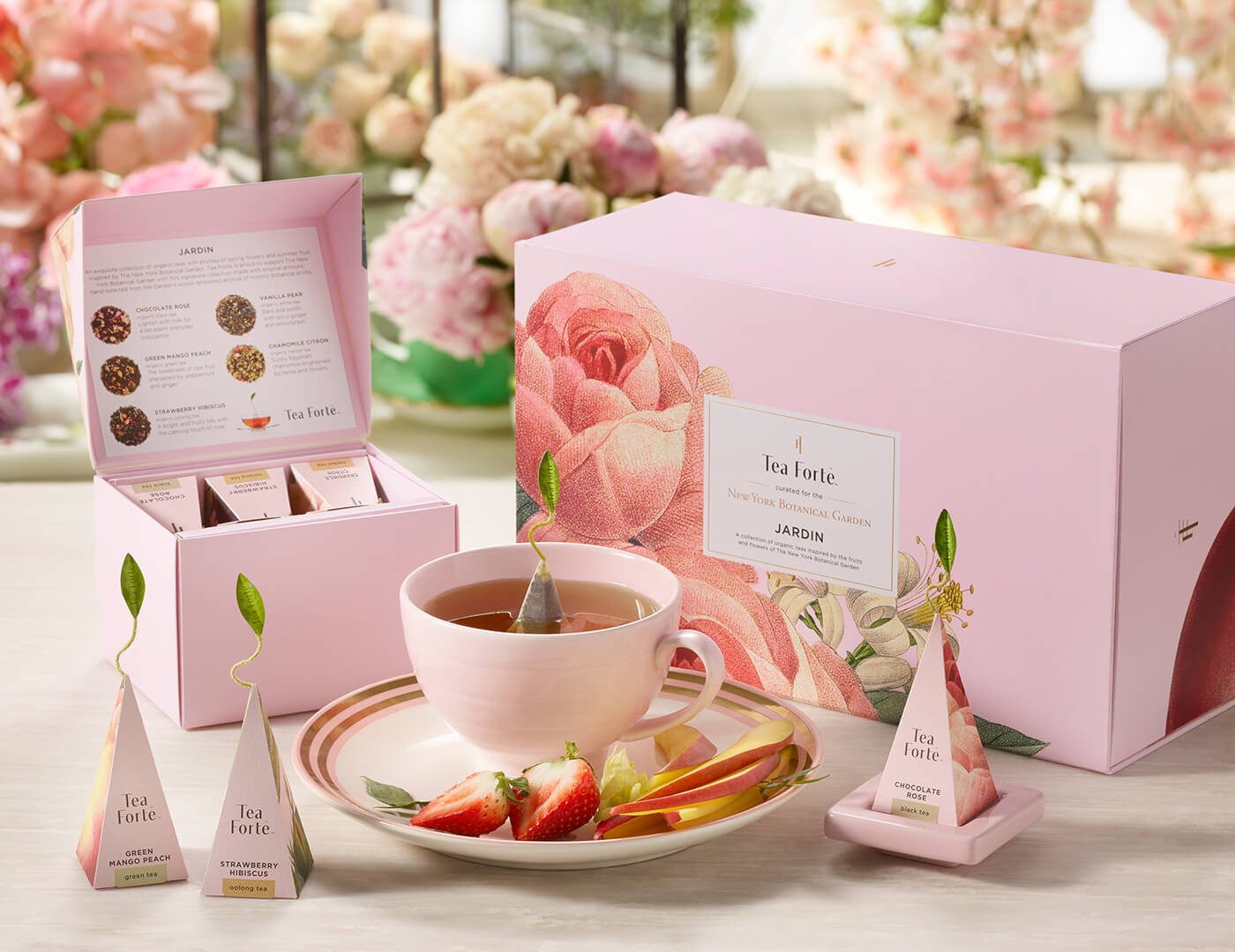 Premium Tea Gift Set - Elegant Jardin Collection 20722 - Perfect for Holidays, Birthdays & Corporate Gifting