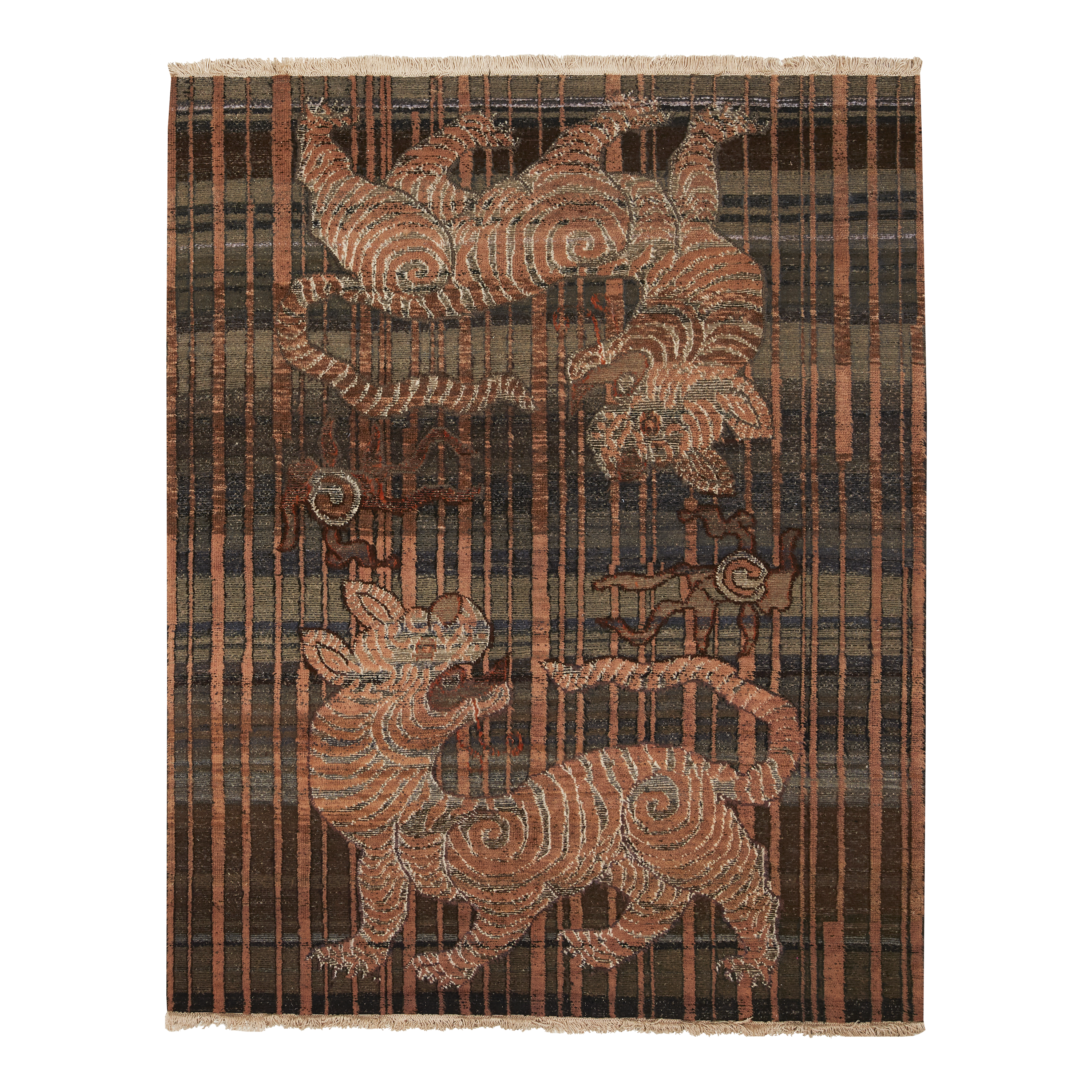 Original Moroccan DD 318 Beige Area Rug - Handmade Vintage Boho Rug for Living Room, Bedroom & Home Decor